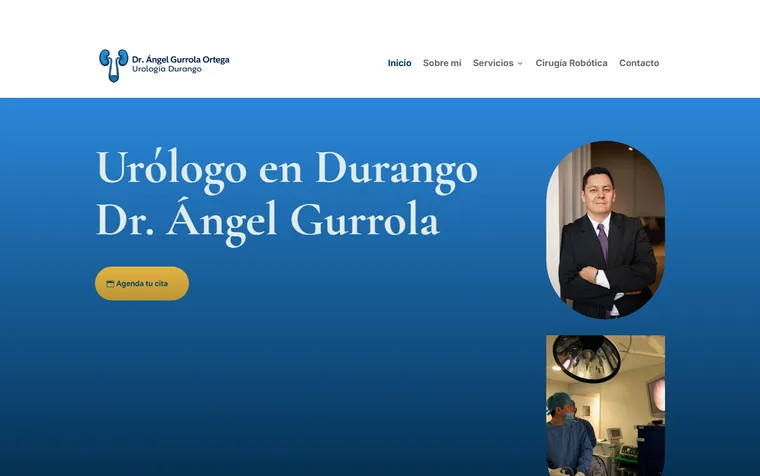 Sitio del Dr. Ángel Gurrola, urólogo en Durango